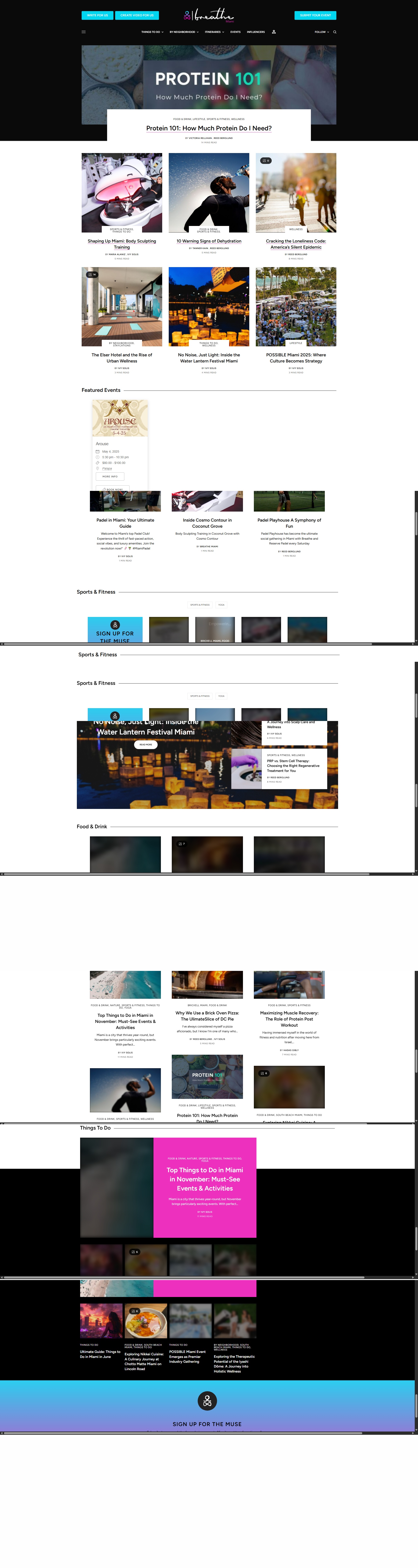 Breathe Miami Website Overview
